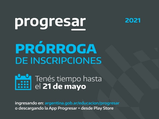 Prórroga del plazo de inscripción para las Becas Progresar