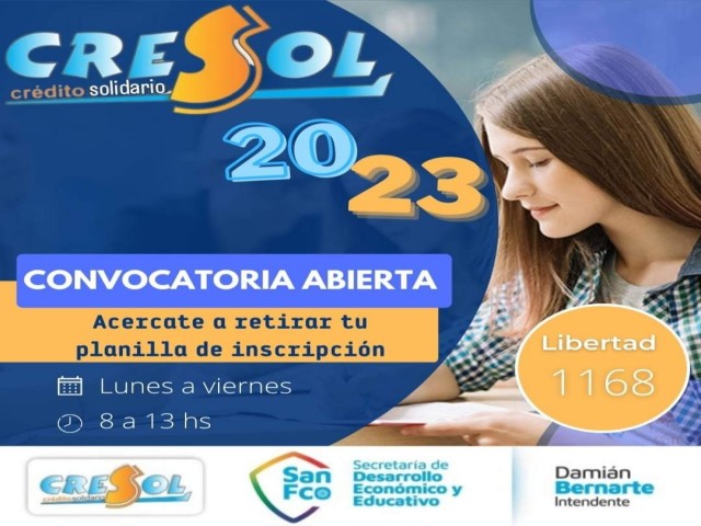 CONVOCATORIA ABIERTA PARA LAS BECAS CRESOL 2023