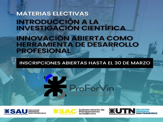 MATERIAS ELECTIVAS