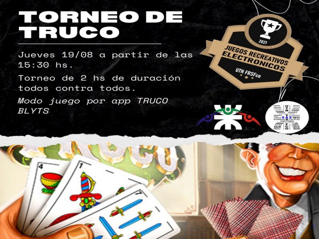 JUEGOS RECREATIVOS ELECTRONICOS 2021 - TORNEO DE TRUCO