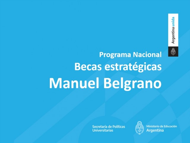 Programa de becas Manuel Belgrano