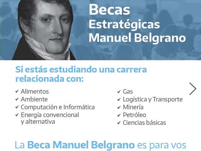 Renovación de becas Manuel Belgrano