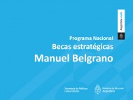 Programa de becas Manuel Belgrano